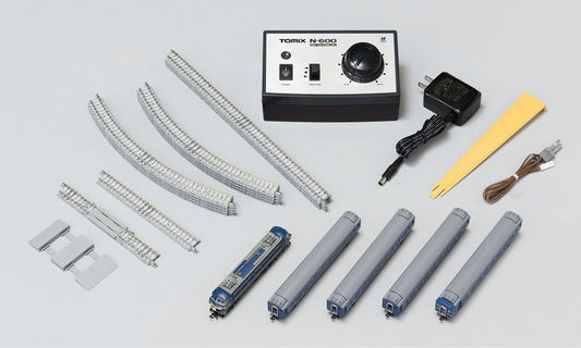 Tomix 90185 EF66 & Blue Train Starter Set (5 Cars Set) (N scale)